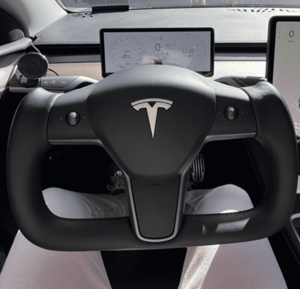 yoke steering wheel tesla model 3 and tesla model y yoke steering wheel