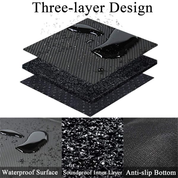 3D All-Weather Anti-Slip Waterproof Mats for Tesla Model 3 - TheHydrataseStore