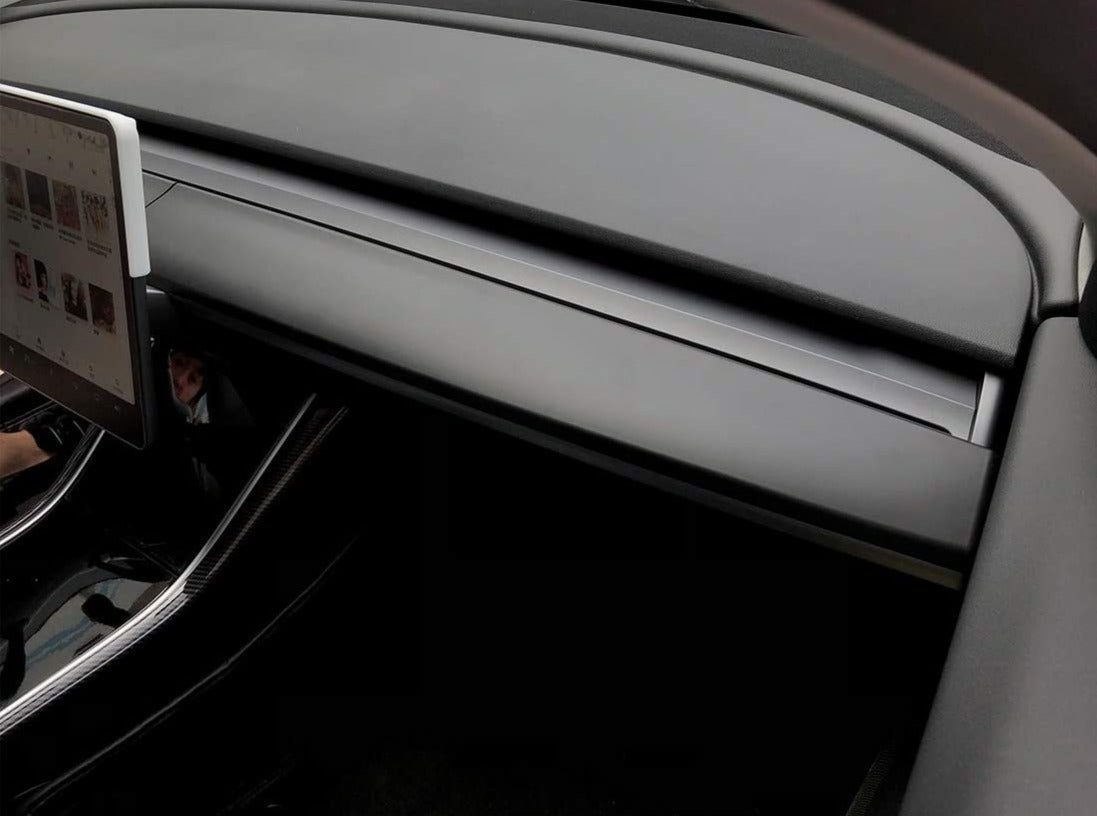 Matte Black Dashboard Cover for Tesla Model 3  Y - TesKings