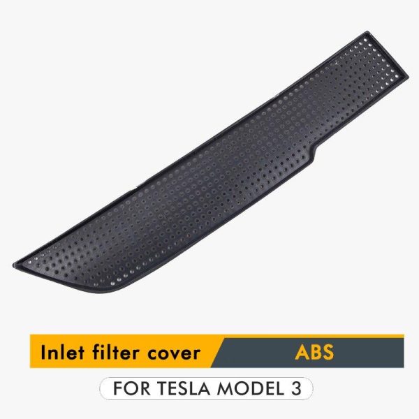 Heenvn Car Air Flow Vent Cover Trim Auto For Tesla Model 3 Air Filter Accessories Anti-Blocking Model3 Intake Protection Three - TheHydrataseStore