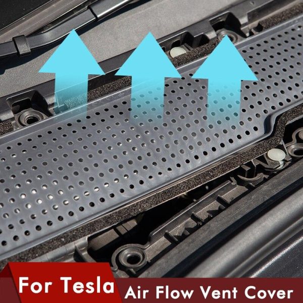 Heenvn Car Air Flow Vent Cover Trim Auto For Tesla Model 3 Air Filter Accessories Anti-Blocking Model3 Intake Protection Three - TheHydrataseStore