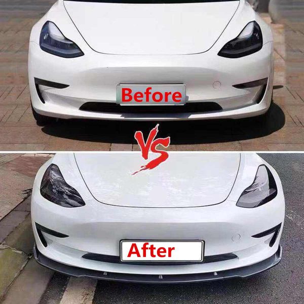 Front Lip Spoiler for Tesla Model 3 - Remastered - TheHydrataseStore