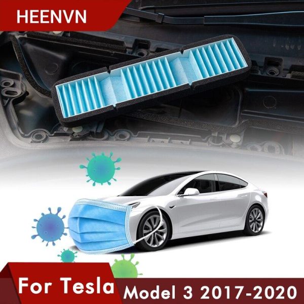 Heenvn Car Air Flow Vent Cover Trim Auto For Tesla Model 3 Air Filter Accessories Anti-Blocking Model3 Intake Protection Three - TheHydrataseStore