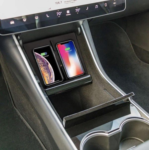 Dual Wireless Phone Charger for Tesla Model 3 Model 3 5