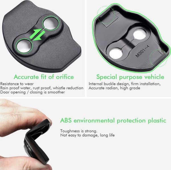 Door Latch Lock Covers for Tesla Model 3 & Y - TheHydrataseStore