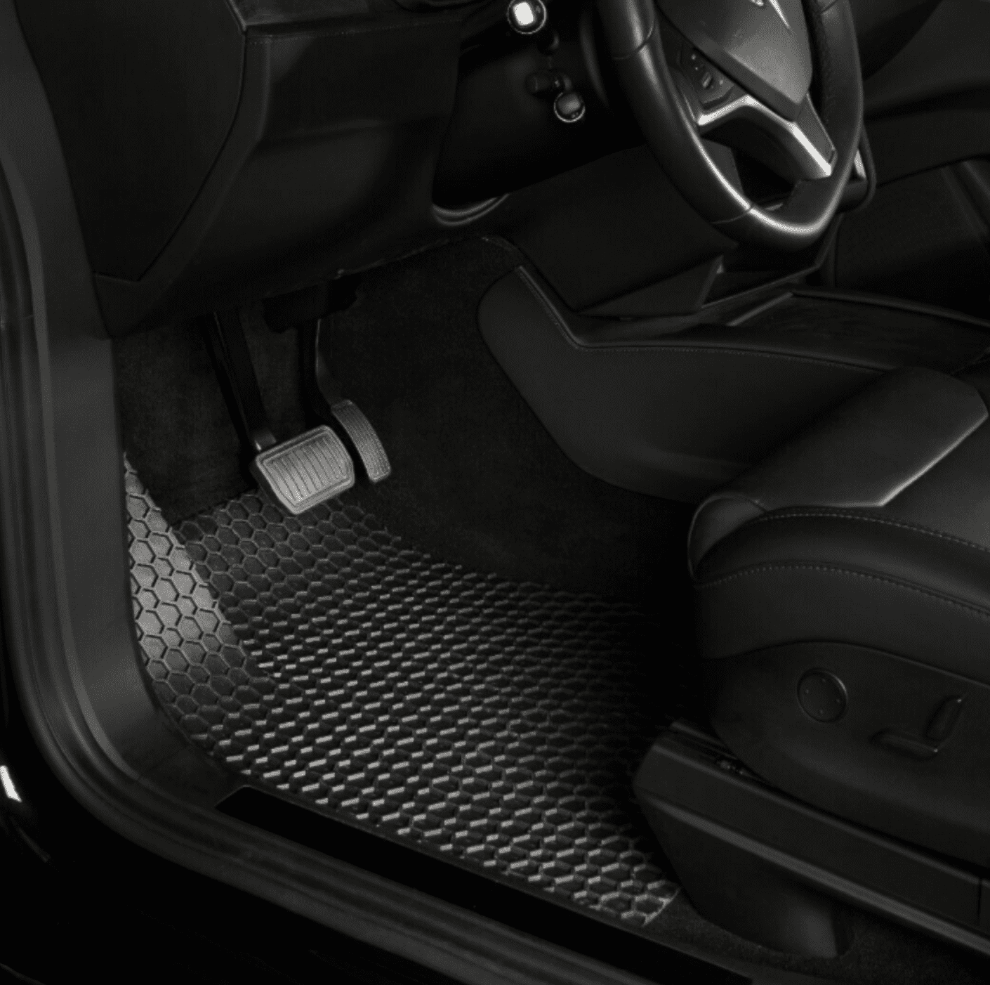 Heavy Duty Floor Mats 7-Seater for Tesla Model X (2018-Aug 2020) - TesKings