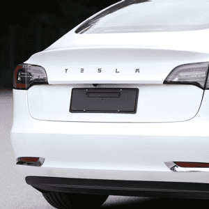 Matte Black Tesla Emblems Badge for Model 3/Y