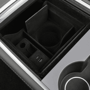 New Center Console Tray Organizer for Tesla Model 3 & Y (2021+) with USB and Type C Port