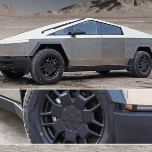 4PCS Full Coverage Wheel Center Caps for Tesla Cybertruck