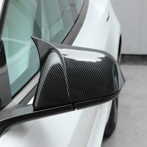 M Style Horned Mirror Caps for Tesla Model Y (2020-2025)
