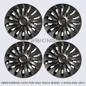 Tesla Model 3 Highland 2025 Uberturbine Wheel Covers - Performance Look